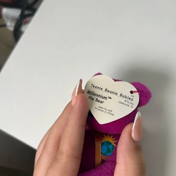 TY Beanie Baby Millennium Bear & TY Teenie Baby Millennium - Picture 8 of 10